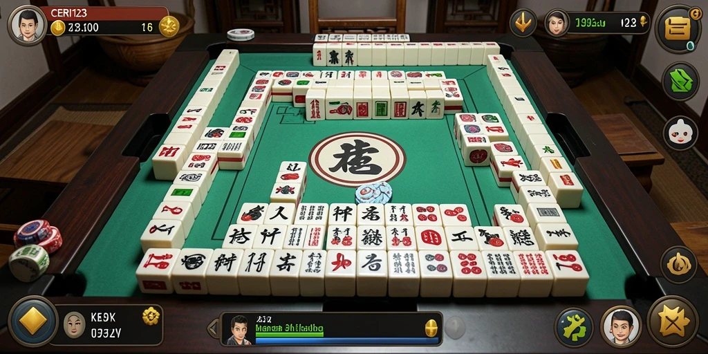 Tampilan menarik dengan gameplay Mahjong yang seru.