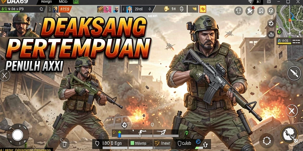 Tampilan gameplay DAX69 yang intens dan mendebarkan.