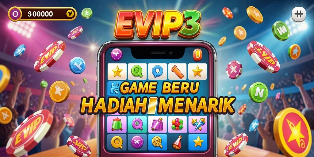 Tampilan gameplay seru di EVIP3 dengan banyak pemain bersaing.