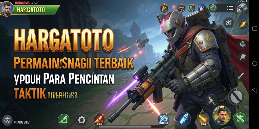 Screenshot HARGATOTO menampilkan pertempuran strategis yang intens.