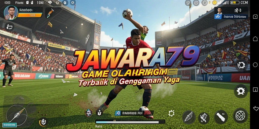 Screenshot gameplay JAWARA79 menampilkan aksi seru dalam olahraga.