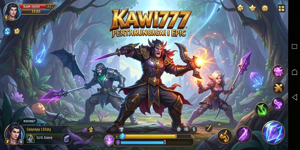 Gameplay KAWI777 yang intens ditampilkan dengan grafis memukau.