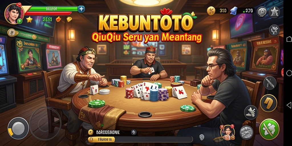 Tampilan gameplay KEBUNTOTO yang seru dan dinamis.