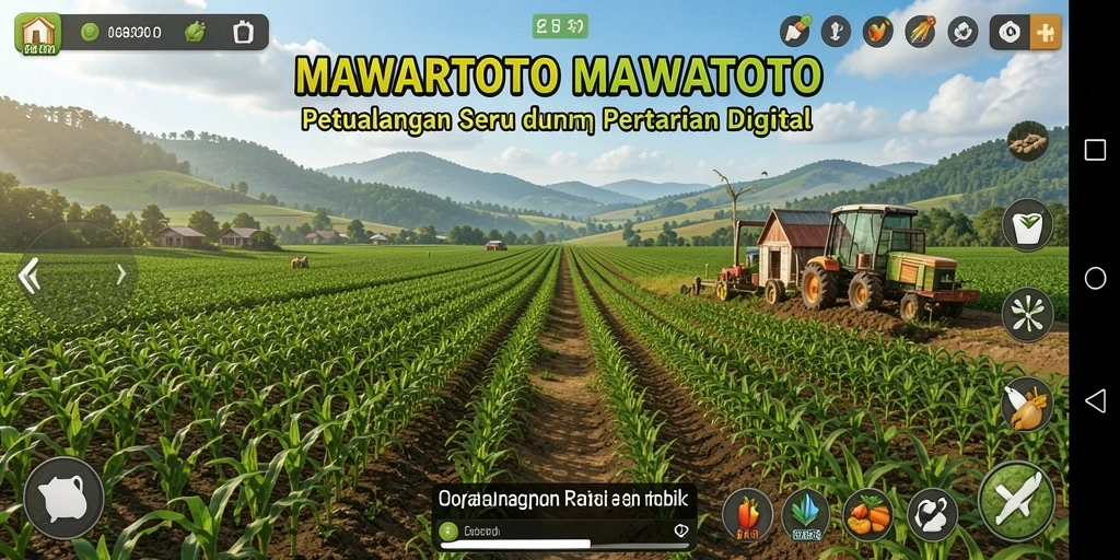 Screenshot gameplay <strong>MAWARTOTO</strong> yang menunjukkan petualangan bertani yang seru.