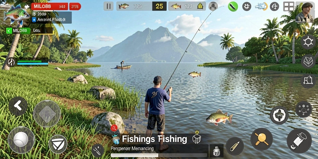 Tangkapan ikan yang menakjubkan dalam gameplay MILO88.