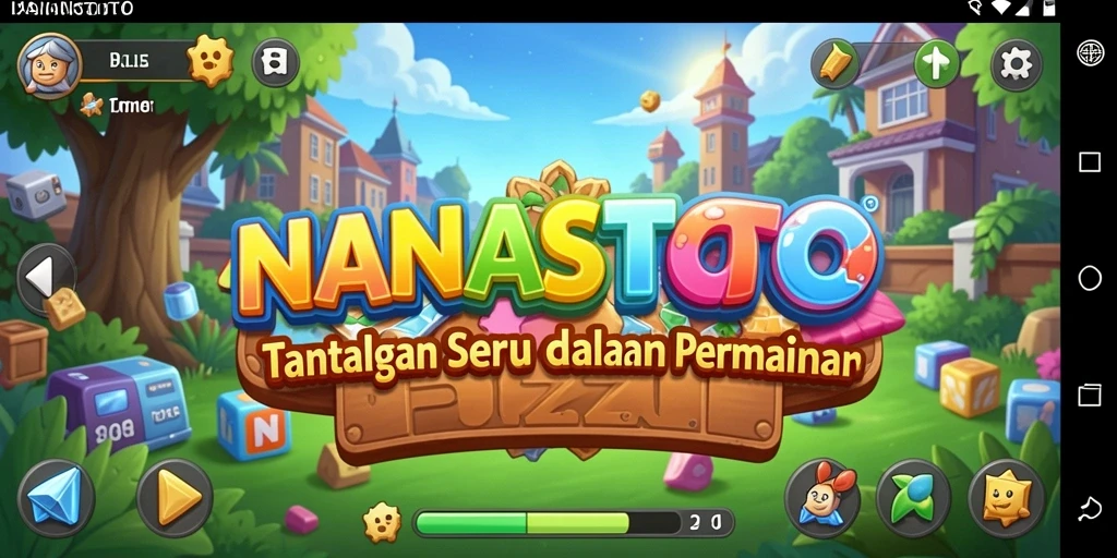 Tampilan gameplay NANASTOTO yang seru dan menantang.