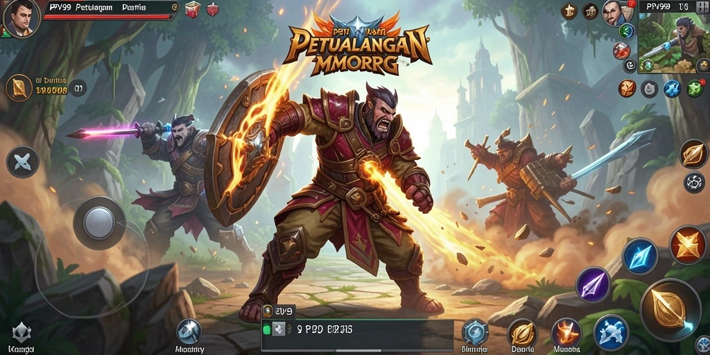 Tampilan gameplay seru dalam dunia fantas di PPV99.