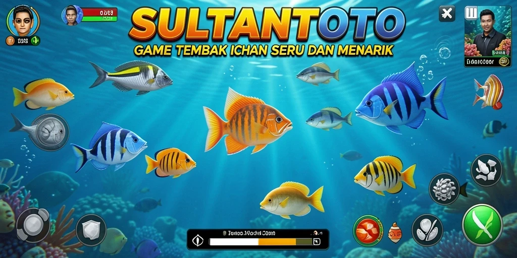 Gameplay seru menembak ikan di SULTANTOTO.