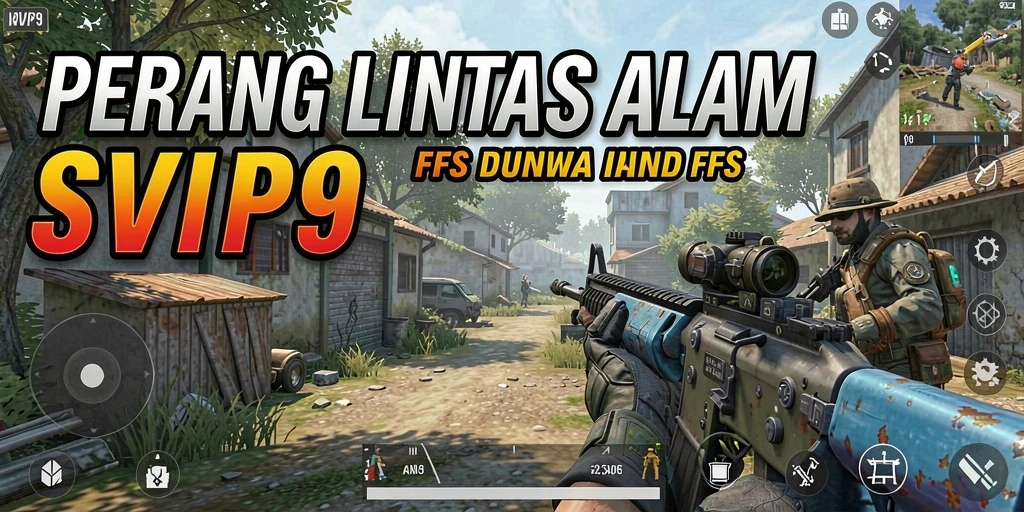 Screenshot menampilkan aksi pertempuran intens di SVIP9.